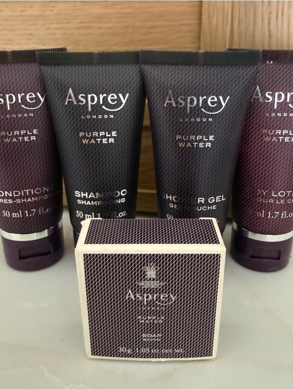 Asprey Purple Water Bath & Body Set in Deep Purple - Picture 2 of 4